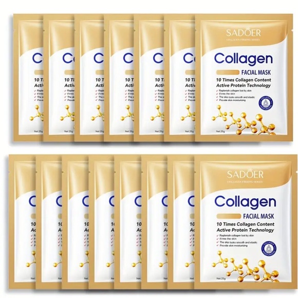 Other - TEN Collagen Facial Masks NEW womens skincare MSRP $7.95 each